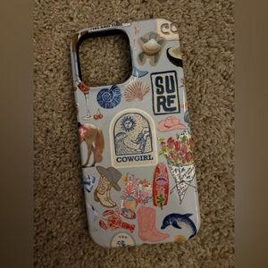 Coast Cowgirl Themed iPhone 14 Pro Max Case